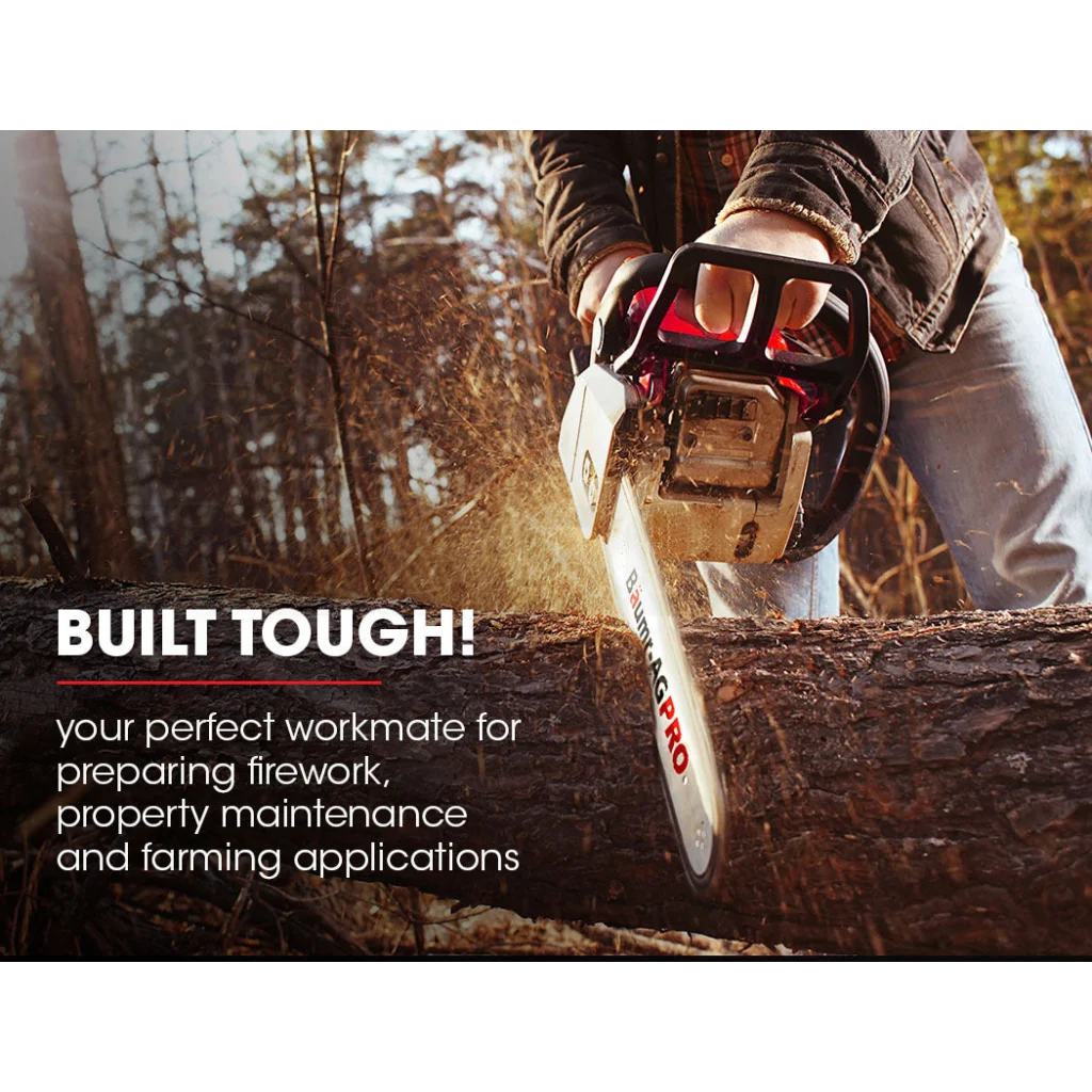 Petrol Chainsaw 45CC Commercial 18 Bar Chain Saw E-Start