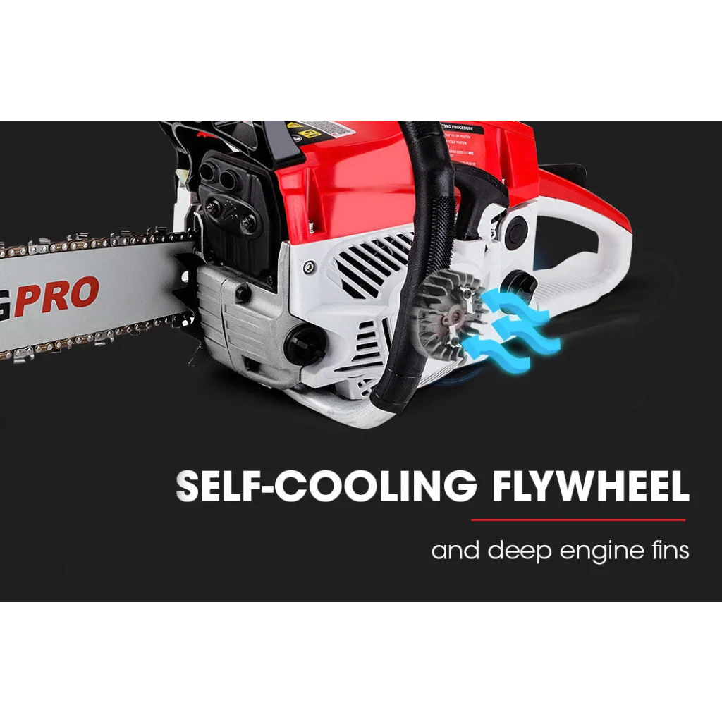 Petrol Chainsaw 45CC Commercial 18 Bar Chain Saw E-Start