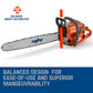 Petrol Commercial Chainsaw 20 Bar E-Start Tree Pruning