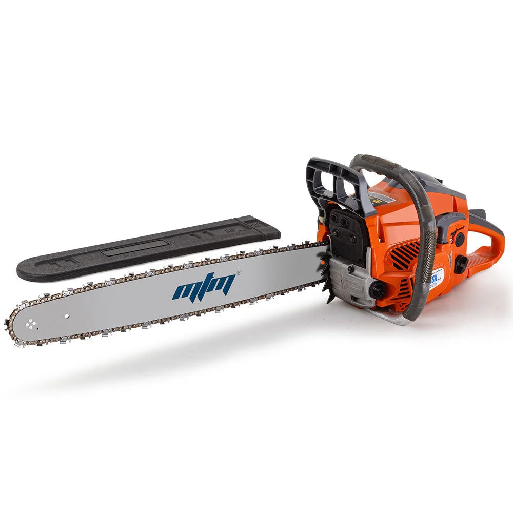 Petrol Commercial Chainsaw 20 Bar E-Start Tree Pruning