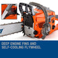 Petrol Commercial Chainsaw 22 Bar E-Start Tree Pruning