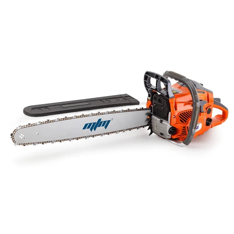 Petrol Commercial Chainsaw 22 Bar E-Start Tree Pruning