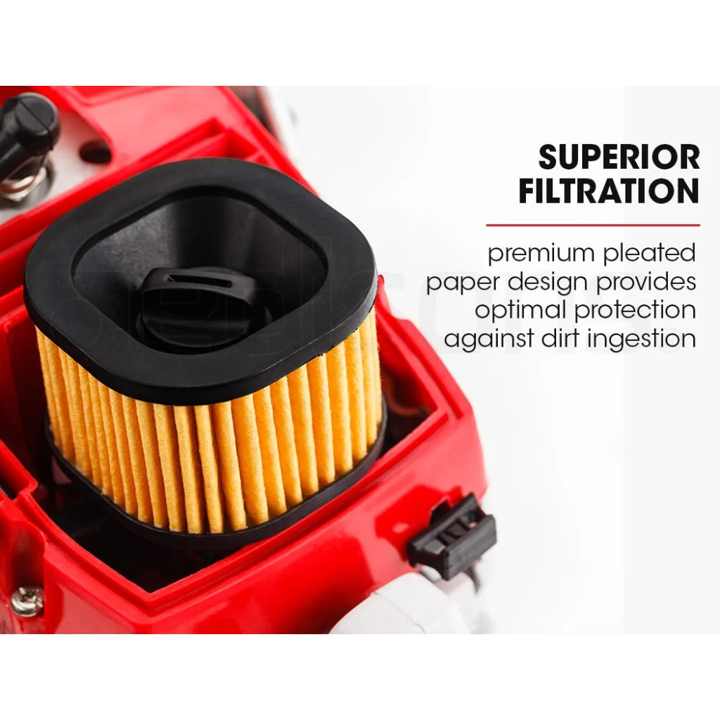 Petrol Commercial Chainsaw 24 Bar E-Start Chain Saw Top