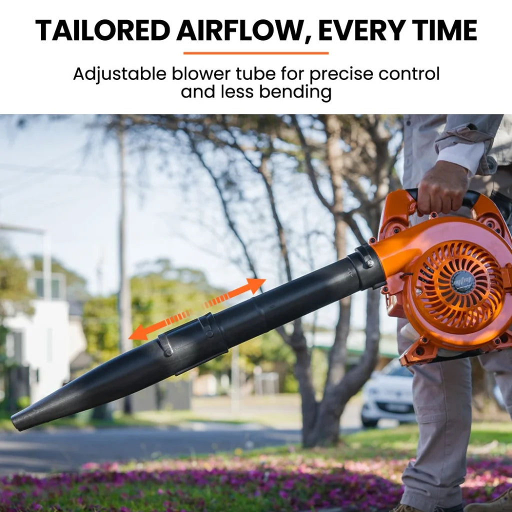 Petrol Leaf Blower MTM 26CC 2-Stroke Handheld Garden Yard