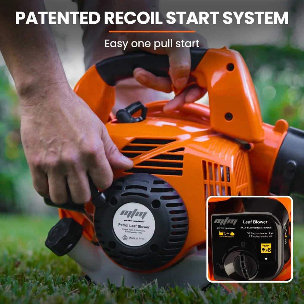 Petrol Leaf Blower MTM 26CC 2-Stroke Handheld Garden Yard