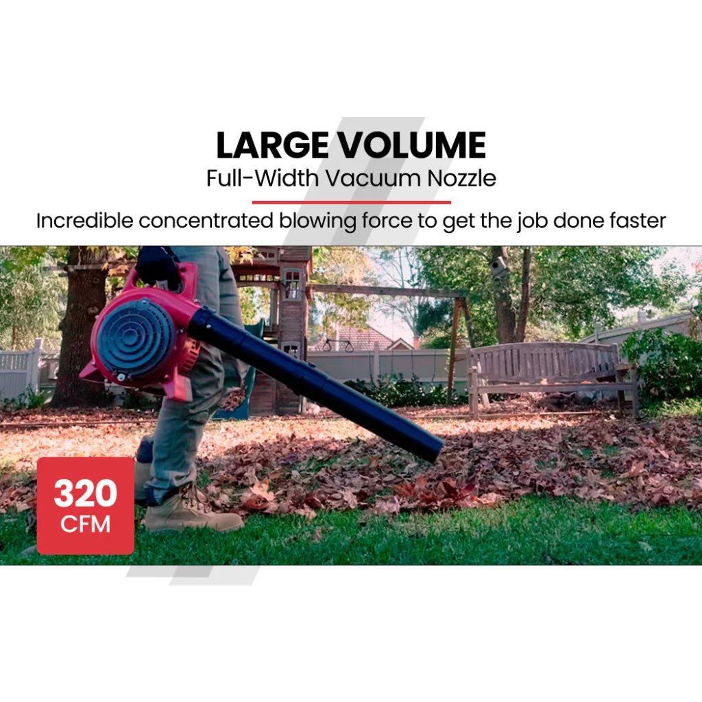 Petrol Leaf Blower Vacuum 4-Stroke Baumr-AG - Commercial