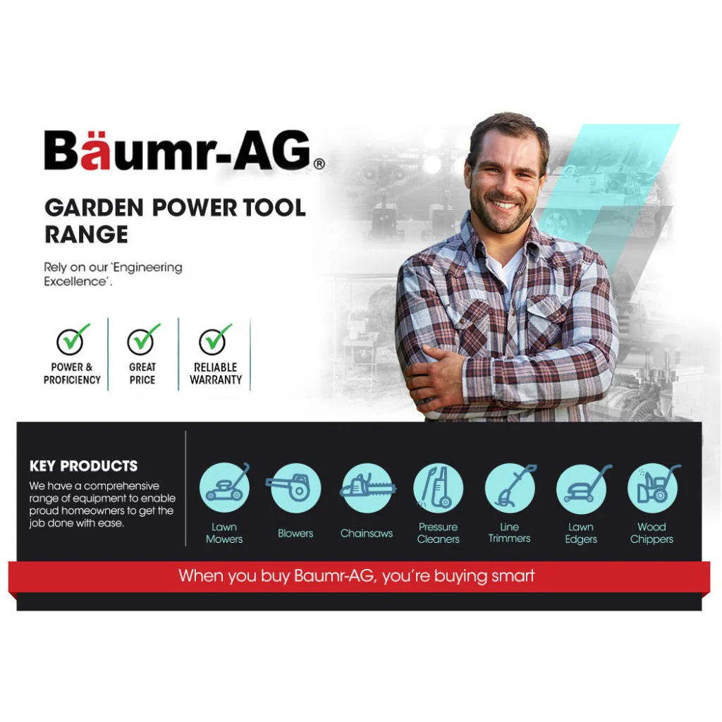 Petrol Leaf Blower Vacuum 4-Stroke Baumr-AG - Commercial