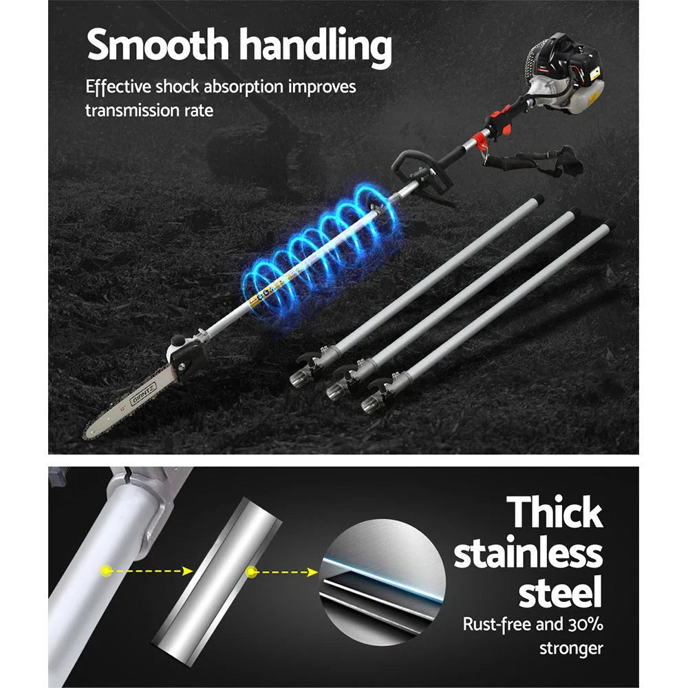 Petrol Pole Chainsaw Hedge Trimmer Pruner Chain Saw Brush