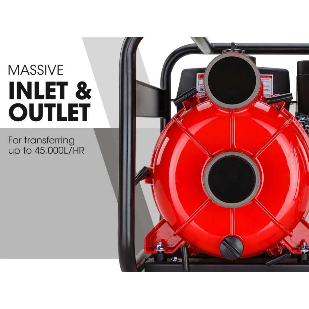 Petrol Trash Water Transfer Pump 8HP 3 Pressure