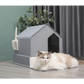 Petwiz Enclosed Cat Litter Box House - Grey - Pet Care >