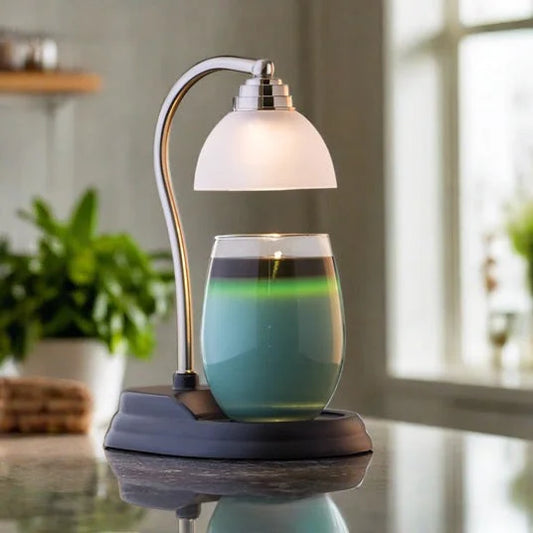 Pewter Aurora Lamp - Home & Garden > Decor > Candles &