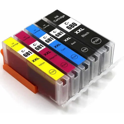 PGI-680XXL CLI-681XXCL Compatible Inkjet Set - 5 Cartridges