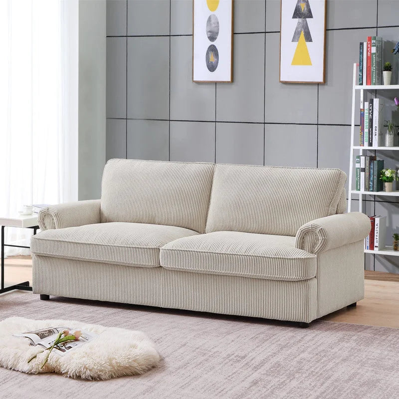 PHEBE 3 Seater Sofa bed with Separate Foam Mattress-