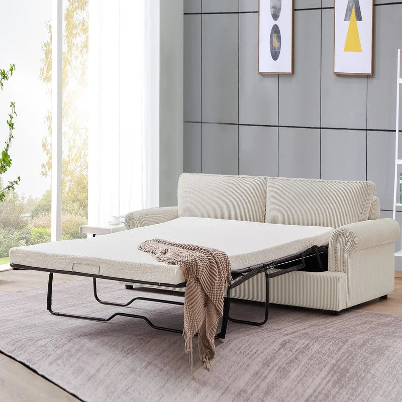 PHEBE 3 Seater Sofa bed with Separate Foam Mattress-