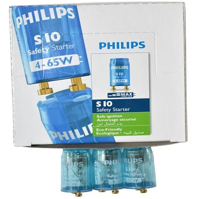 Philips S10 Safety Starters for Fluorescent Lamps - 2 Boxes