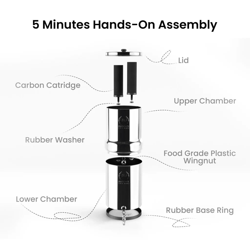 Steel 8l water filter cartridge replacement filter for chilled water dispensers