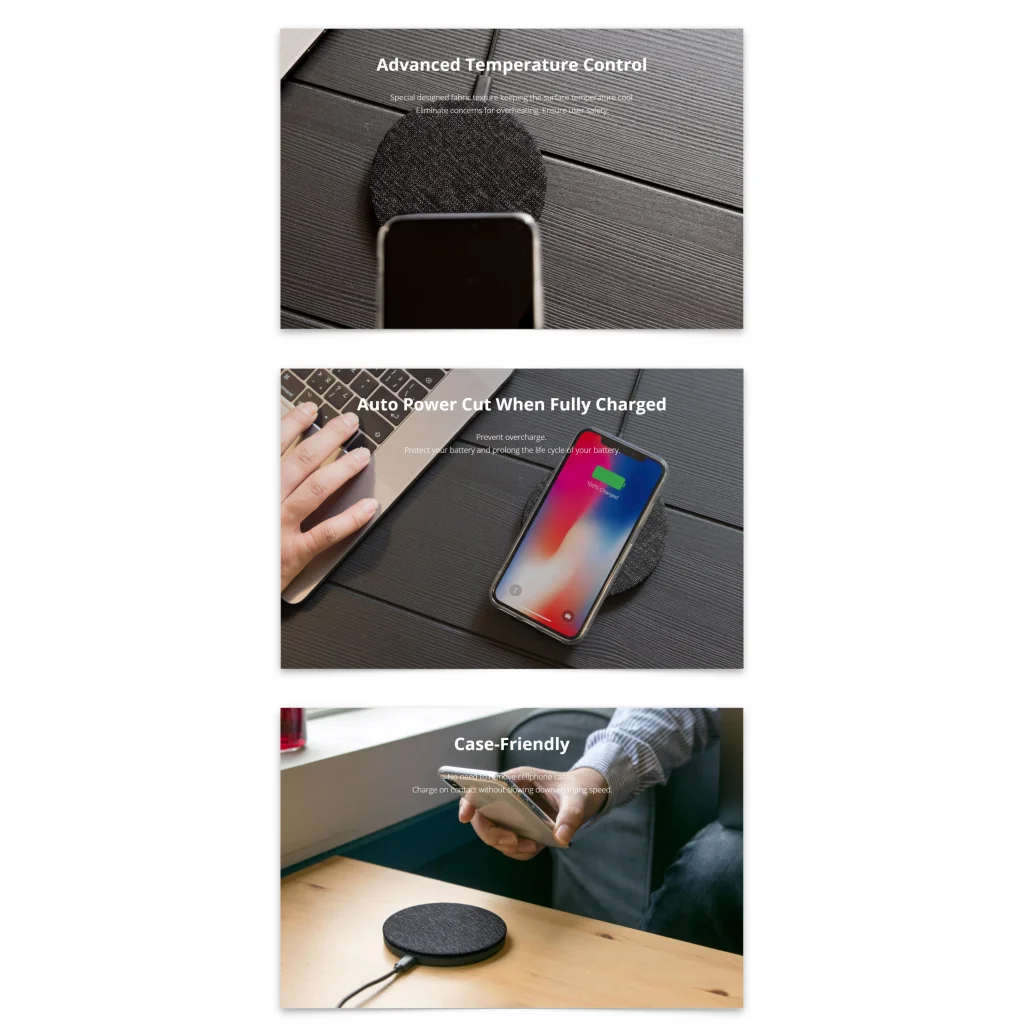 PhotoFast AirCharge Qi Compatible 10W Fast Charger (AC8000)