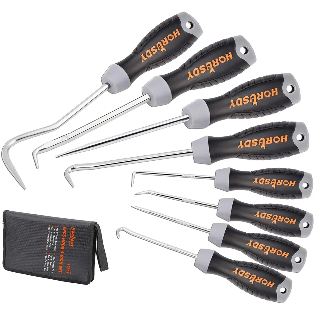 Pick and Hook Set 8Pc Oil Seal O-Ring Puller Extractors