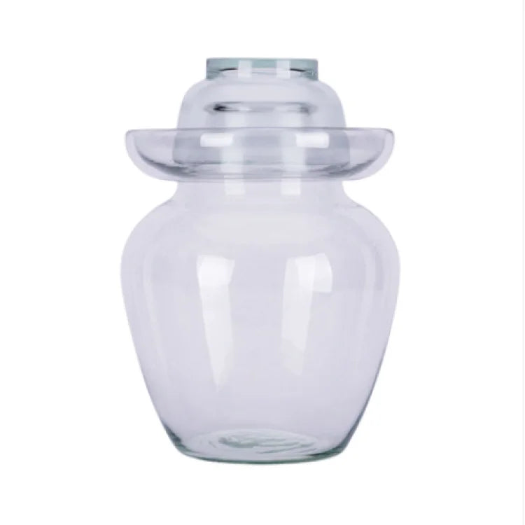 Pickle Glass Jar Kimchi Sauerkraut Canisters & Jars Medium
