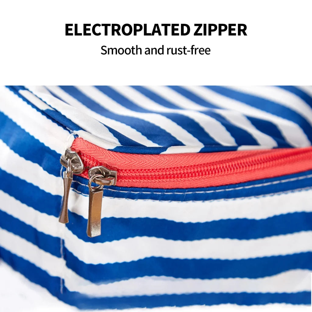 Picnic Bag Blue Insulated Thermal Cooler Portable Lunch