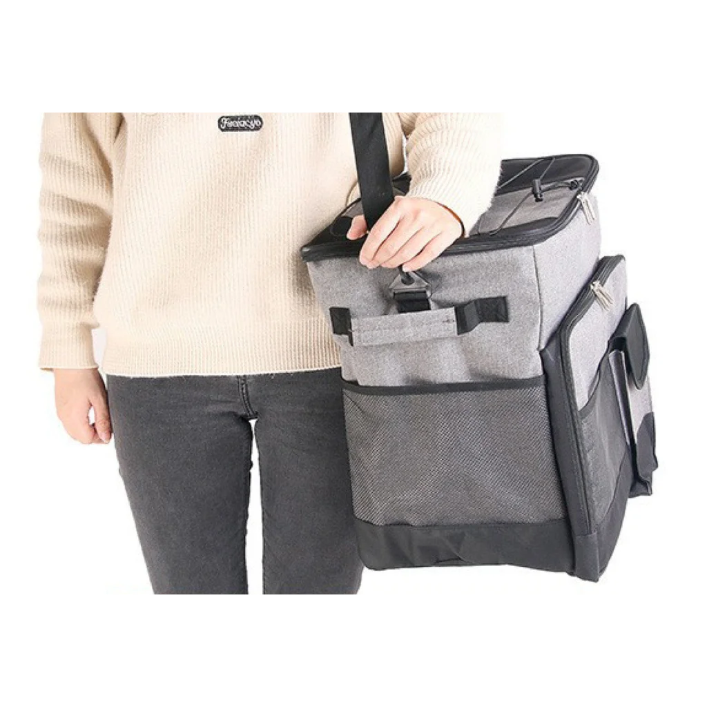 Picnic Cooler Bag Trolley 36L Thermally Insulated - Holds
