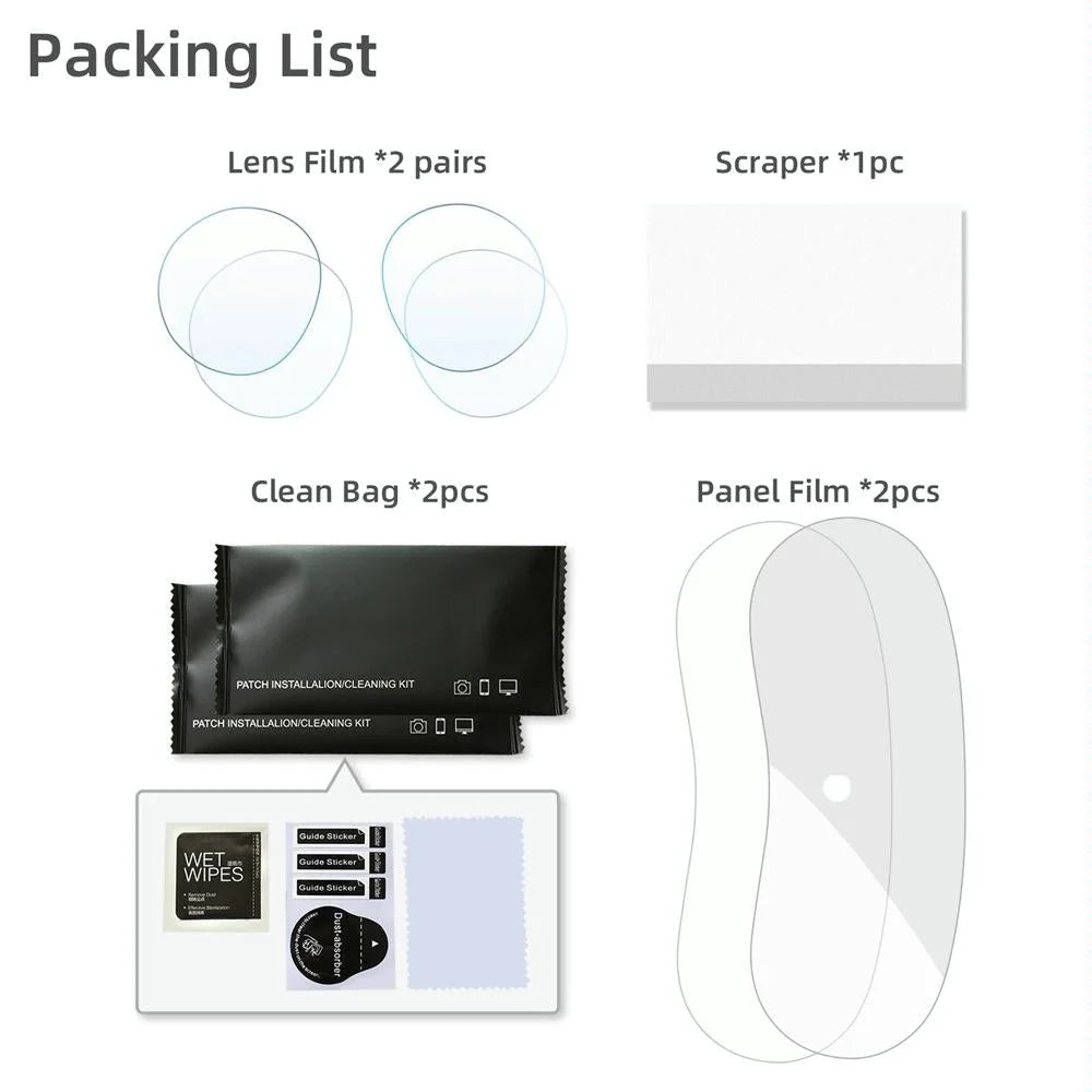 Pico 4 Vr Lens Panel Film Set - 2 Pairs-1915198236528873473