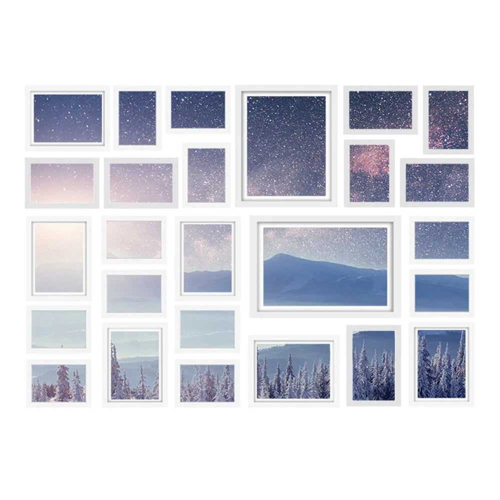 Picture Frame Set (26pcs) Wall Decor White - DIY