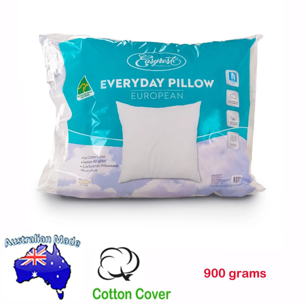 Pillow Easyrest Australian Made Everyday European - Home &