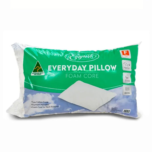 Pillow Easyrest Everyday Foam Cored Queen Sized - Home &