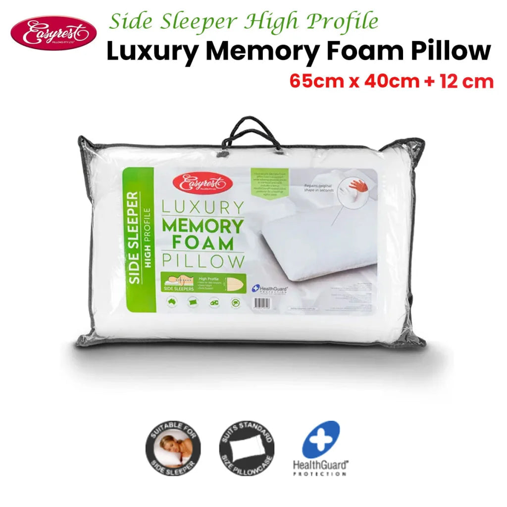 Pillow Easyrest Side Sleeper High Profile Luxury Memory