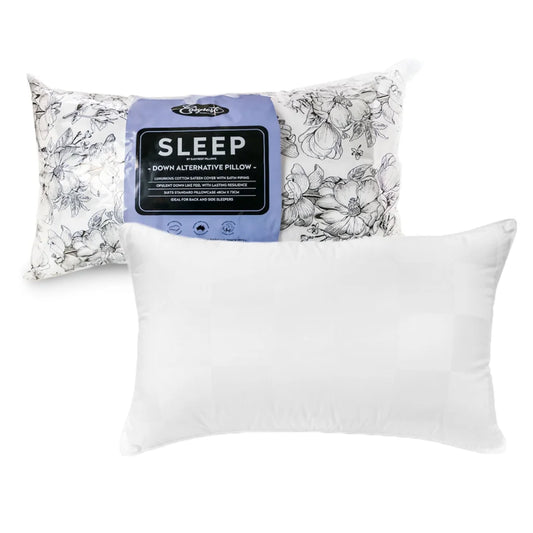 Pillow Easyrest Sleep Down Alternative Standard Suits Back