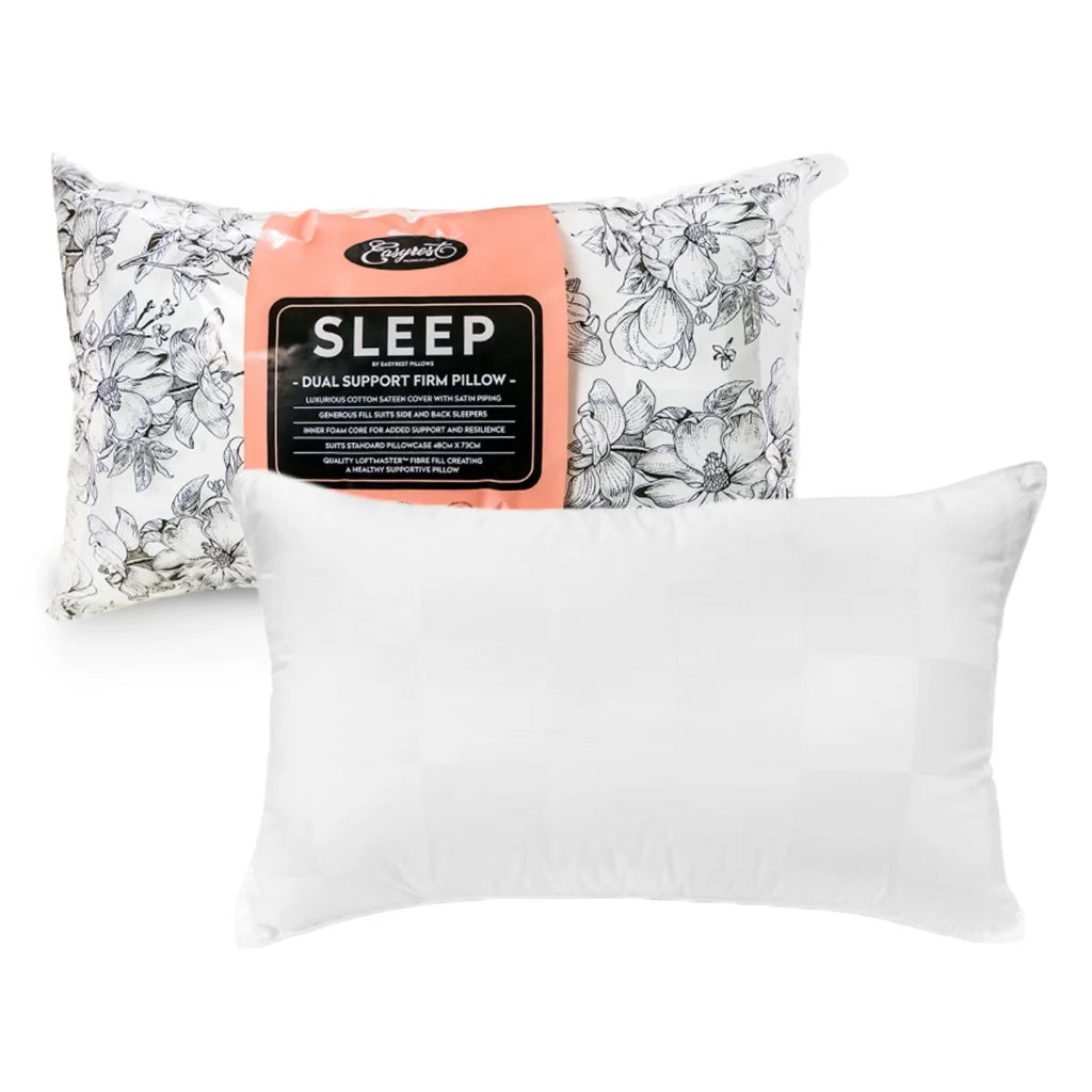 Pillow Easyrest Sleep Dual Support Firm Standard Suits Side