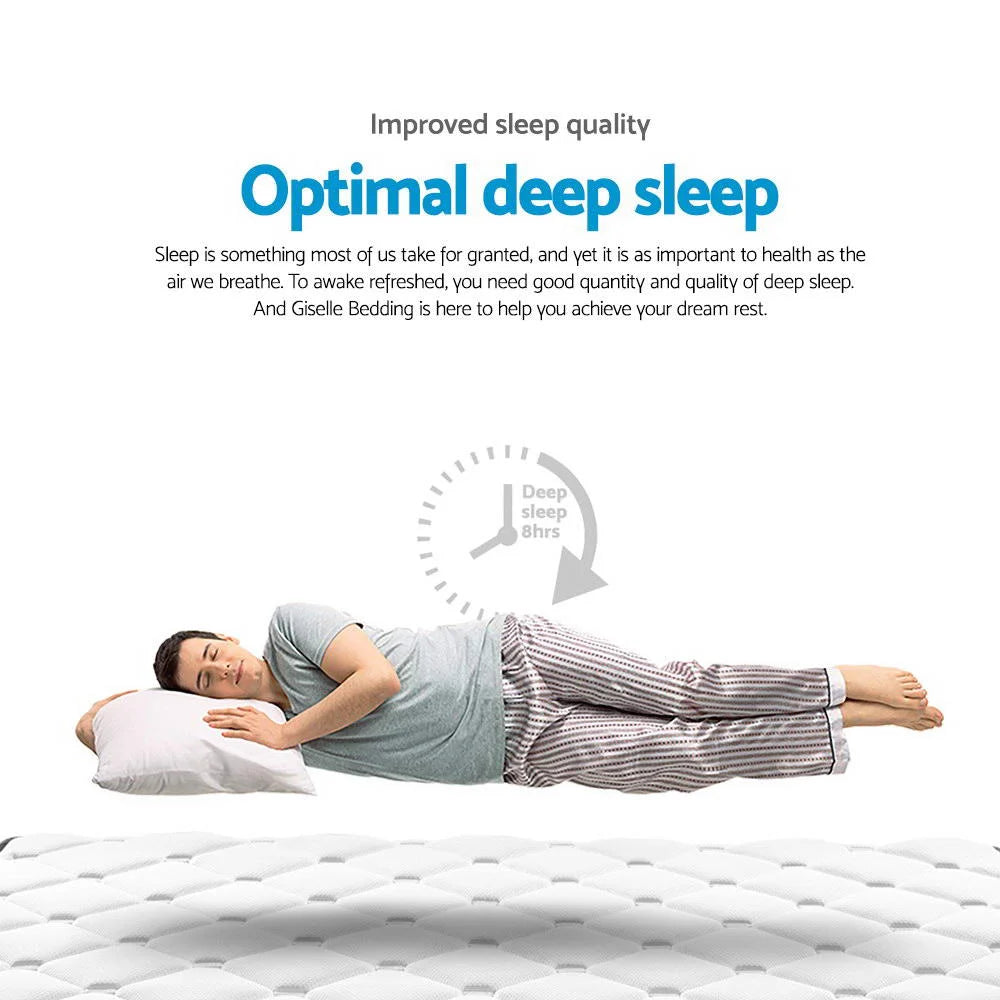 Pillow Top Spring Foam Mattress Double Size Bedding