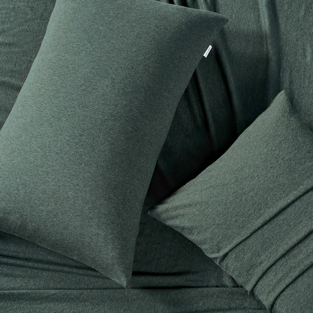 Pillowcase Set of 2 100% Jersey Cotton Soft Breathable