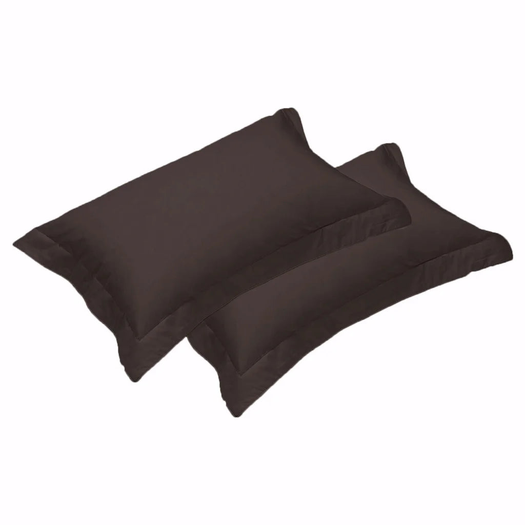 Pillowcases 500TC Pair of Egyptian Cotton Tailored Standard