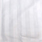Pillowcases 600TC Wide Self Striped Standard Pair - White