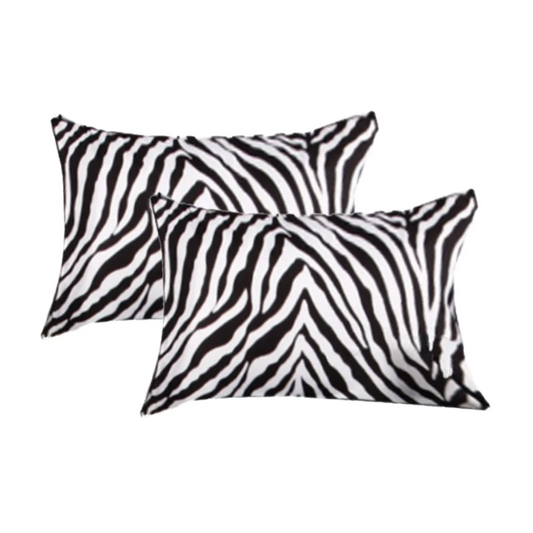 Pillowcases Accessorize 2-Piece Zebra Standard - Home &