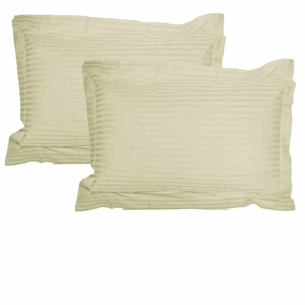 Pillowcases Accessorize 325TC Pair Stripe Jumbo/Queen