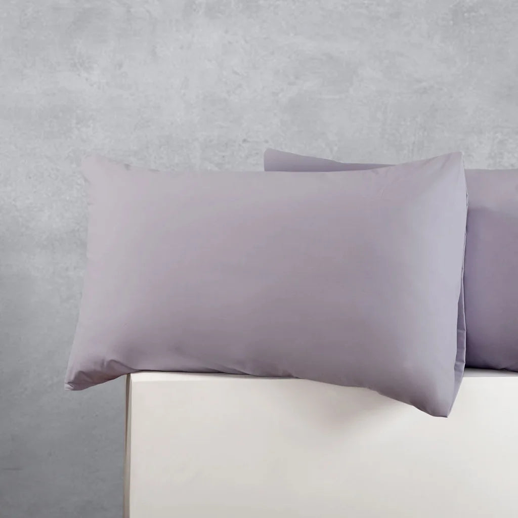 Pillowcases Accessorize Pair of Cotton Polyester Standard