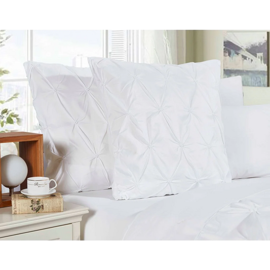 Pillowcases Diamond Pintuck Premium Ultra Soft European