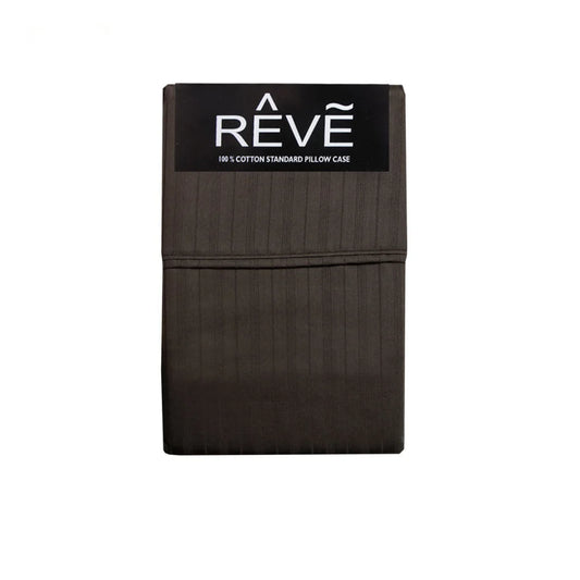 Pillowcases Reve 100% Cotton Standard Pair Multistripe
