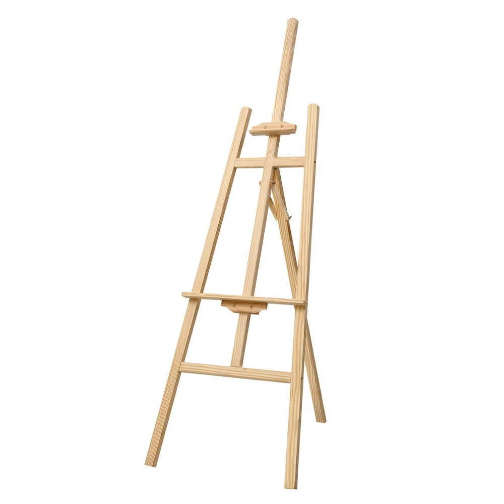 Wood 175cm pine easel art with colour matched pieces and support fittings