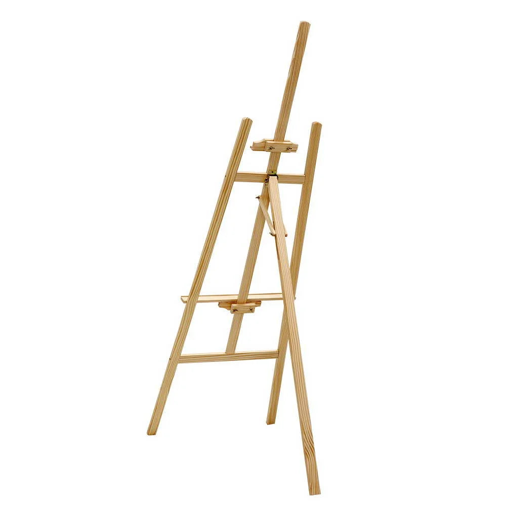 Pine easel art with matching accessories and clear item layout