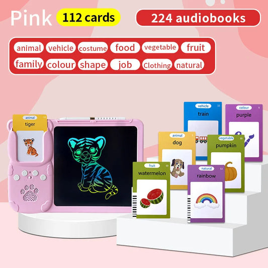 Pink (112 cards pure English) Kids Interactive Early