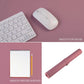 Pink 120cm*60cm Dual Side Office Desk Pad Waterproof PU