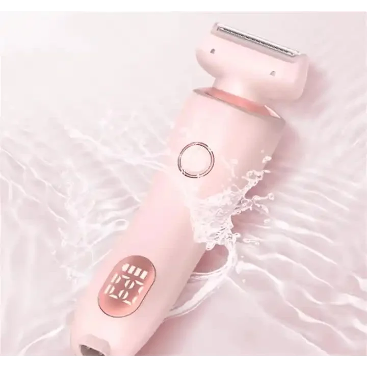 Pink 2-in-1 Electric Razor for Women - Multifunctional