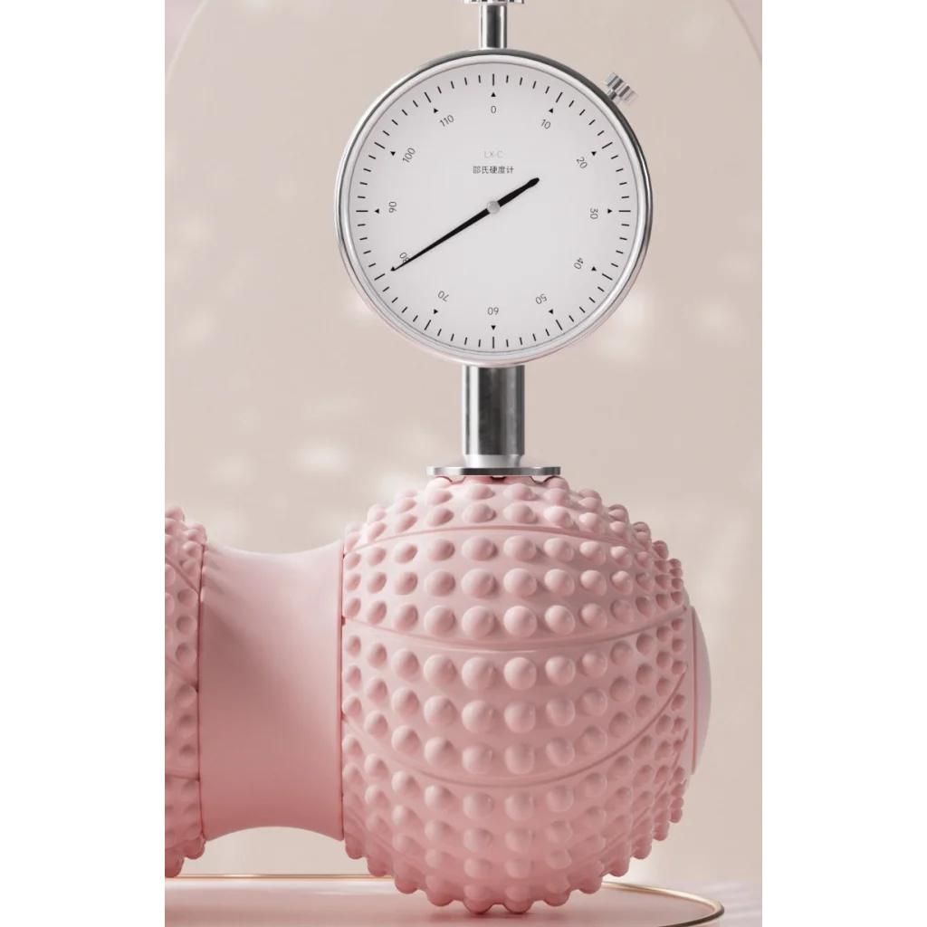 Pink 2pcs Fascia Ball Foot Arch Massager Peanut Ball