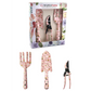 Pink 3-Piece Floral Print Garden Tool Set – Carbon Steel