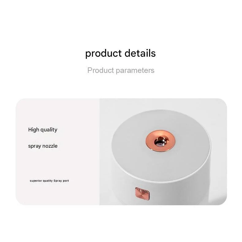 Pink 300ml USB Air Humidifier - Quiet Mini Humidifier