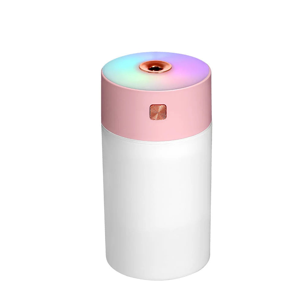 Pink 300ml USB Air Humidifier Quiet